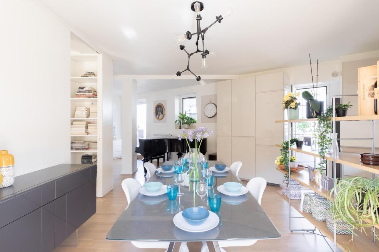 Ferienwohnung Iflat Garbatella Grand Penthouse Rom Exterior foto